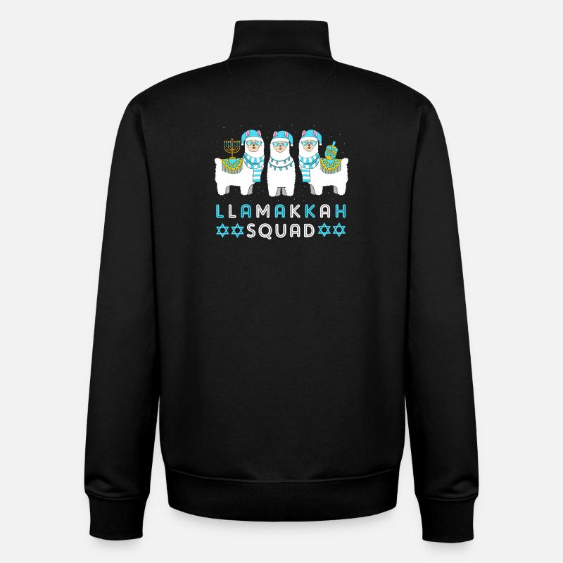 Chanukkah Hanukah Hanukkah - Unisex Organic Zip Sweatshirt von Stanley/Stella - Schwarz
