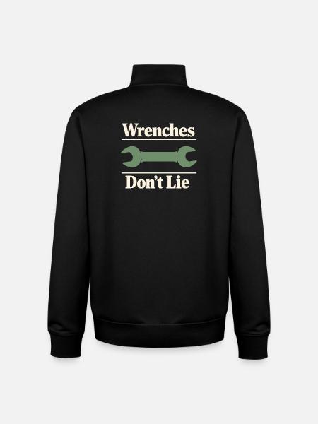 Tractor Mechanic Diesel Repair Tech - Unisex Organic Zip Sweatshirt by Stanley/Stella - black