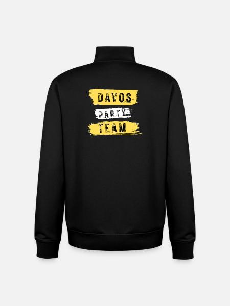 Davos Party Team Après Ski - Unisex Organic Zip Sweatshirt by Stanley/Stella - black