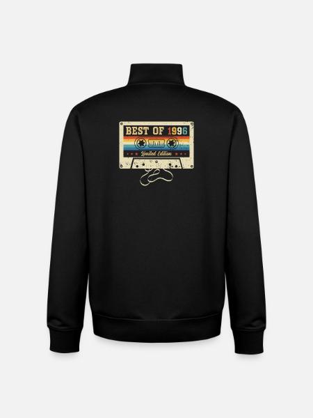 Best Of 1996 30th Birthday - Unisex Organic Zip Sweatshirt von Stanley/Stella - Schwarz