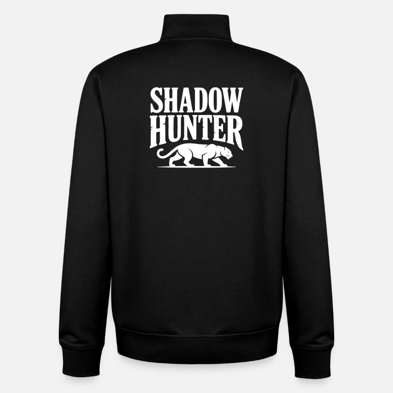 Shadow Hunter - Unisex Organic Zip Sweatshirt by Stanley/Stella - black