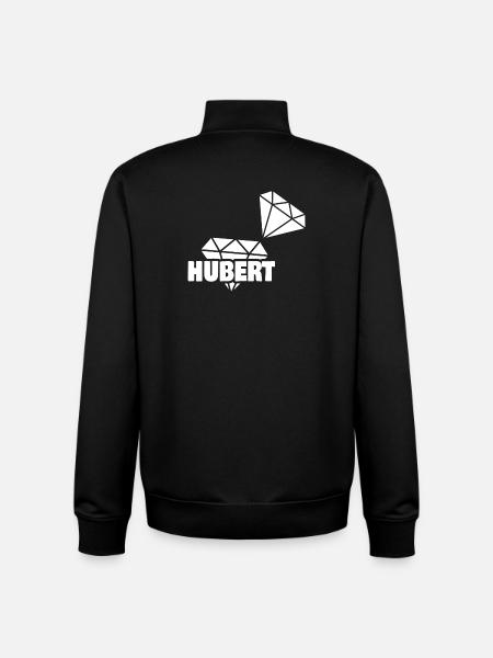 Gift for Hubert - Unisex Organic Zip Sweatshirt by Stanley/Stella - black