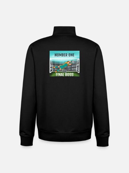 Endgegner: Torwart - Unisex Organic Zip Sweatshirt by Stanley/Stella - black