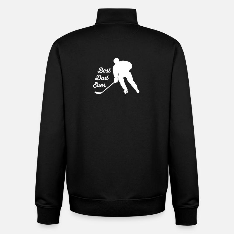 Eishockey - Unisex Organic Zip Sweatshirt von Stanley/Stella - Schwarz