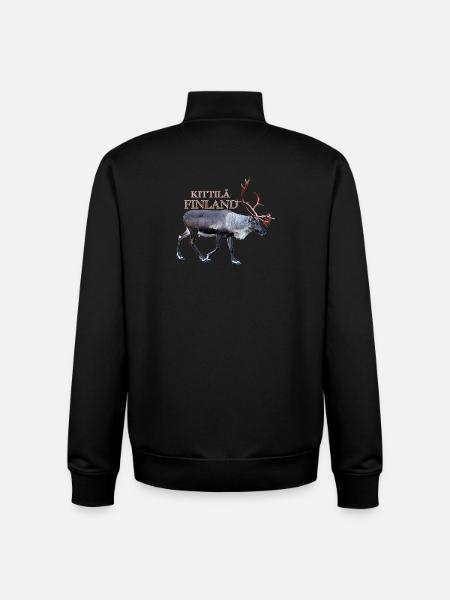 Kittilä - Unisex Organic Zip Sweatshirt von Stanley/Stella - Schwarz