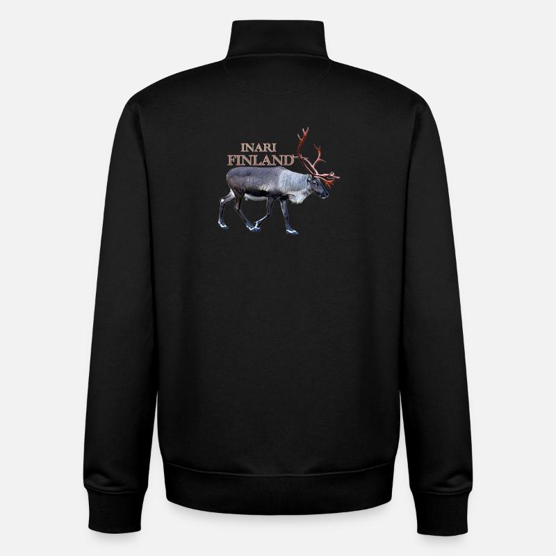 Inari - Unisex Organic Zip Sweatshirt von Stanley/Stella - Schwarz