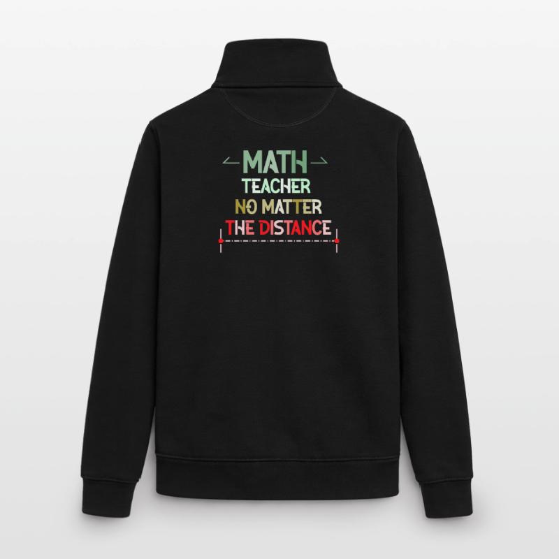Math Nerd Students University Professor Mathematics Unisex Organic Zip Sweatshirt by Stanley/Stella