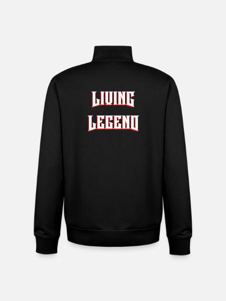 Living Legend - Unisex Organic Zip Sweatshirt von Stanley/Stella - Schwarz