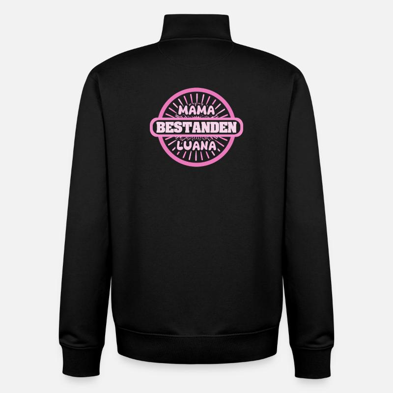 Luana als Vorname - Unisex Organic Zip Sweatshirt von Stanley/Stella - Schwarz