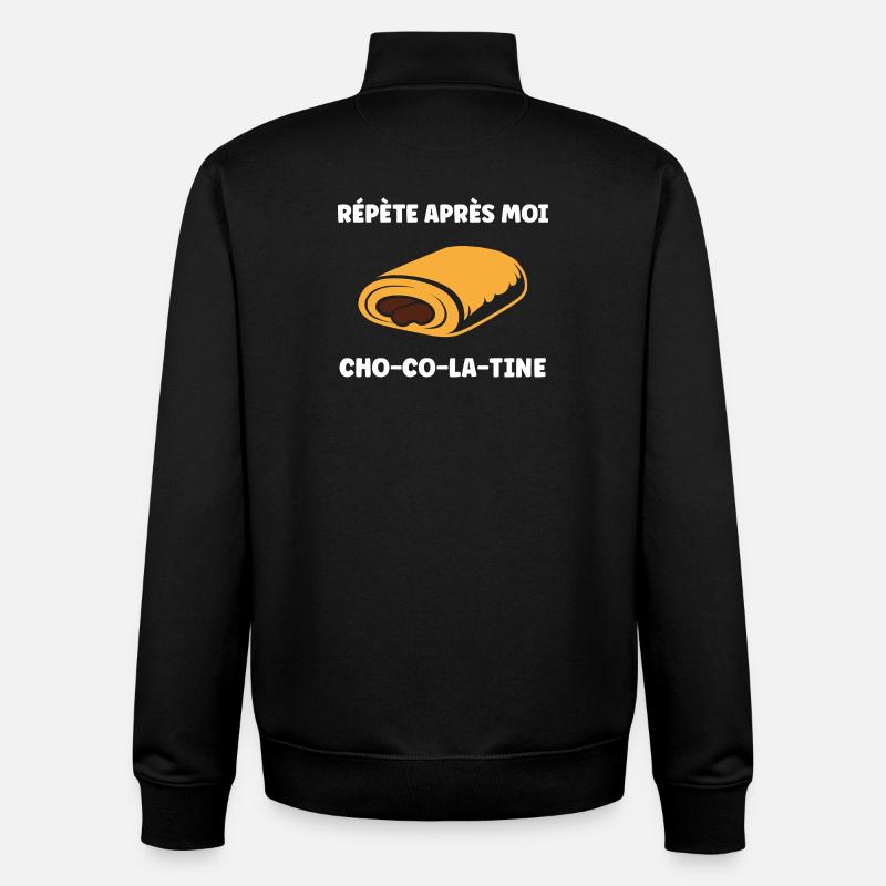 Schokolatin - Unisex Organic Zip Sweatshirt von Stanley/Stella - Schwarz