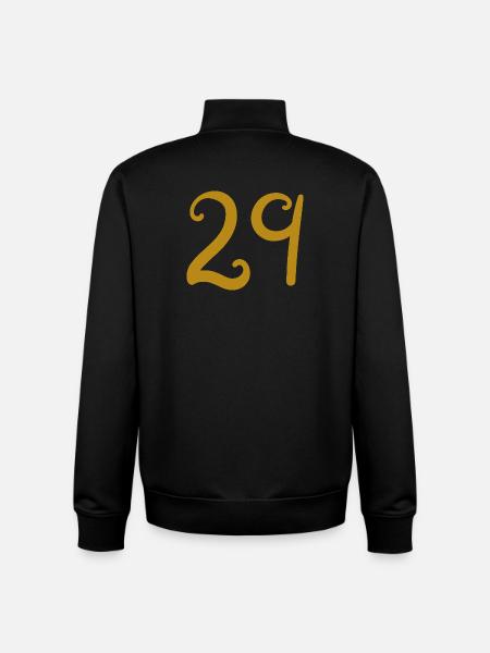 29 - Sweat zippé unisexe en coton bio Stanley/Stella - noir