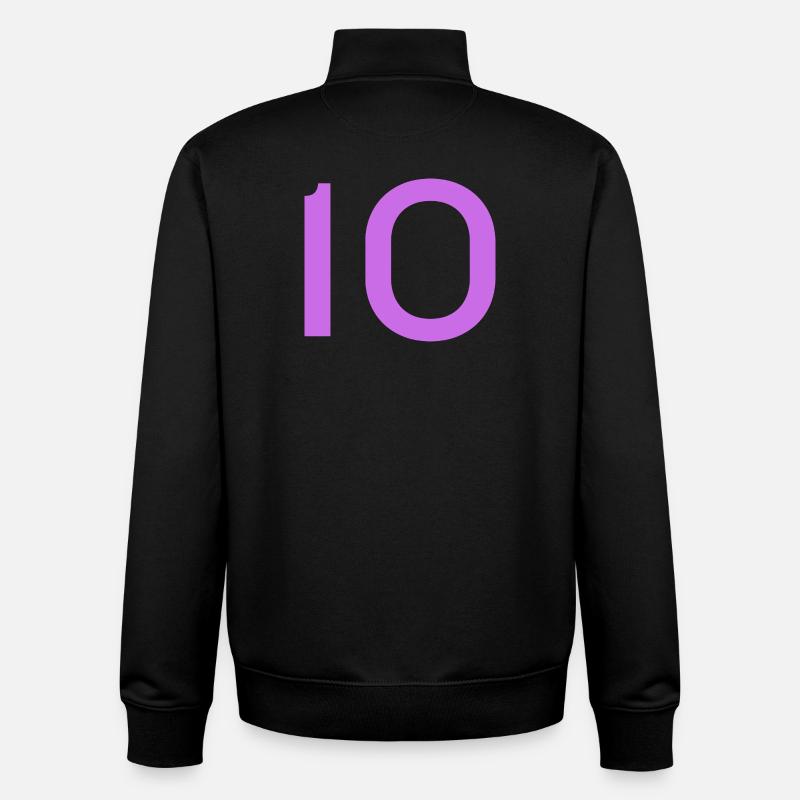 10 - Unisex Organic Zip Sweatshirt von Stanley/Stella - Schwarz