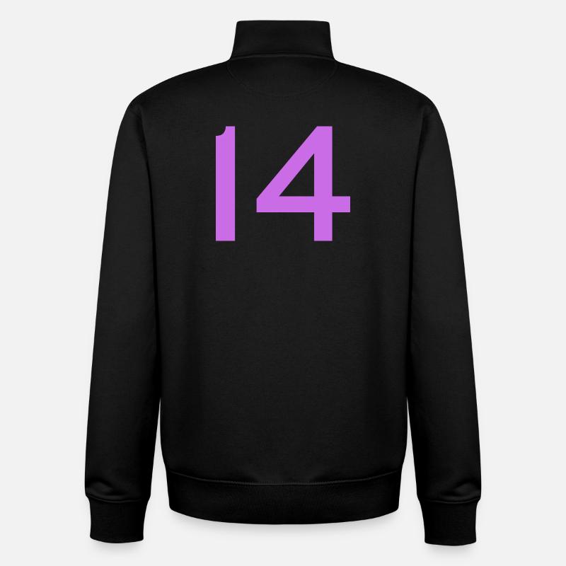 14 - Sweat zippé unisexe en coton bio Stanley/Stella - noir
