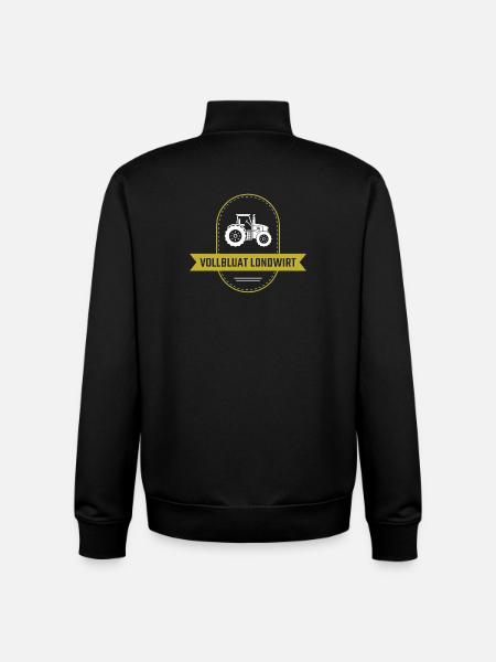Vollbluat Londwirt - Unisex Organic Zip Sweatshirt von Stanley/Stella - Schwarz