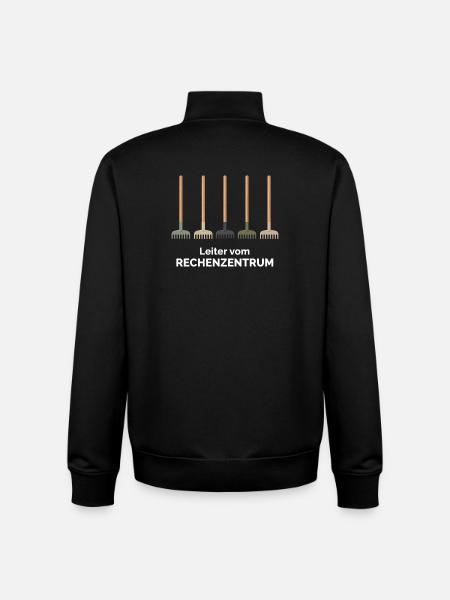 Rechenzentrum Gartenarbeit Landschaftsgärtner - Unisex Organic Zip Sweatshirt von Stanley/Stella - Schwarz