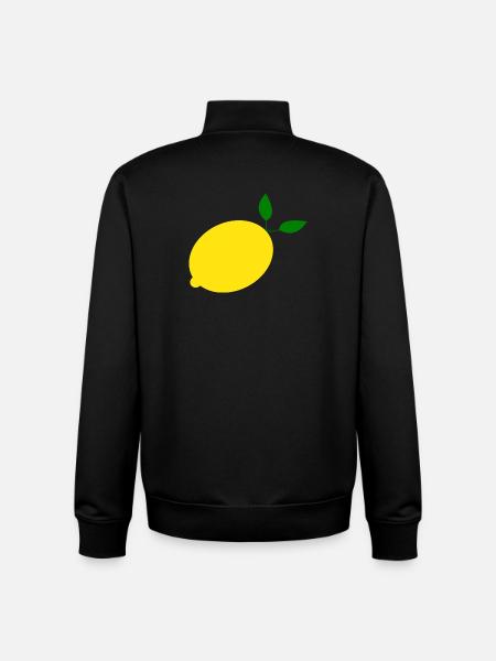 Zitrone Limone Limette - Unisex Organic Zip Sweatshirt von Stanley/Stella - Schwarz