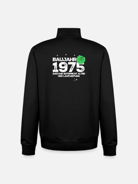 Year of construction 1975 - Unisex Organic Zip Sweatshirt by Stanley/Stella - black