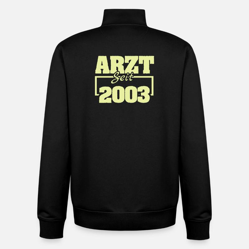2003 - Unisex Organic Zip Sweatshirt von Stanley/Stella - Schwarz