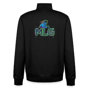 Major League Gaming - Unisex Organic Zip Sweatshirt by Stanley/Stella - black - Back - AI Model Male 185 light (185cm)
