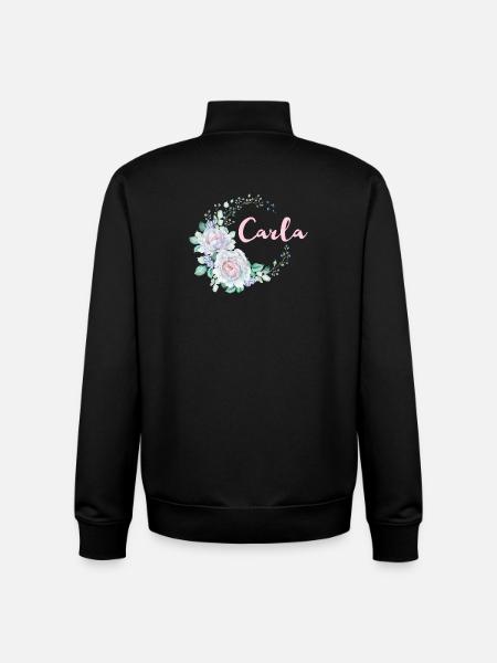 For Carla - Unisex Organic Zip Sweatshirt by Stanley/Stella - black
