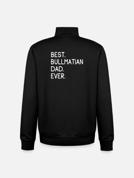 Bullmatian - Unisex Organic Zip Sweatshirt by Stanley/Stella - black