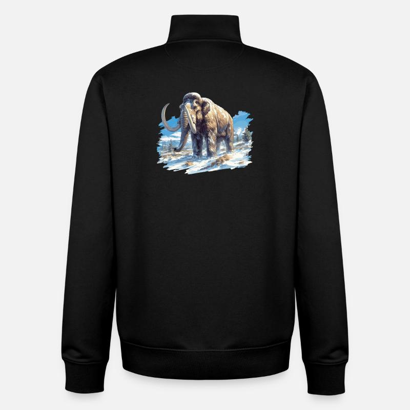Mammuts Mammut - Unisex Organic Zip Sweatshirt von Stanley/Stella - Schwarz