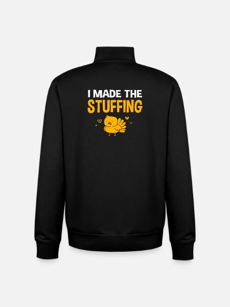 Thanksgiving Gender Reveal Werdende Mutter - Unisex Organic Zip Sweatshirt von Stanley/Stella - Schwarz