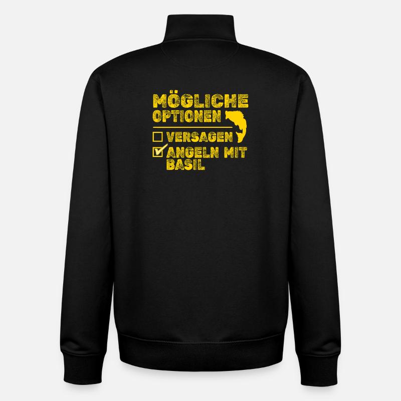 Basil Basil - Unisex Organic Zip Sweatshirt von Stanley/Stella - Schwarz