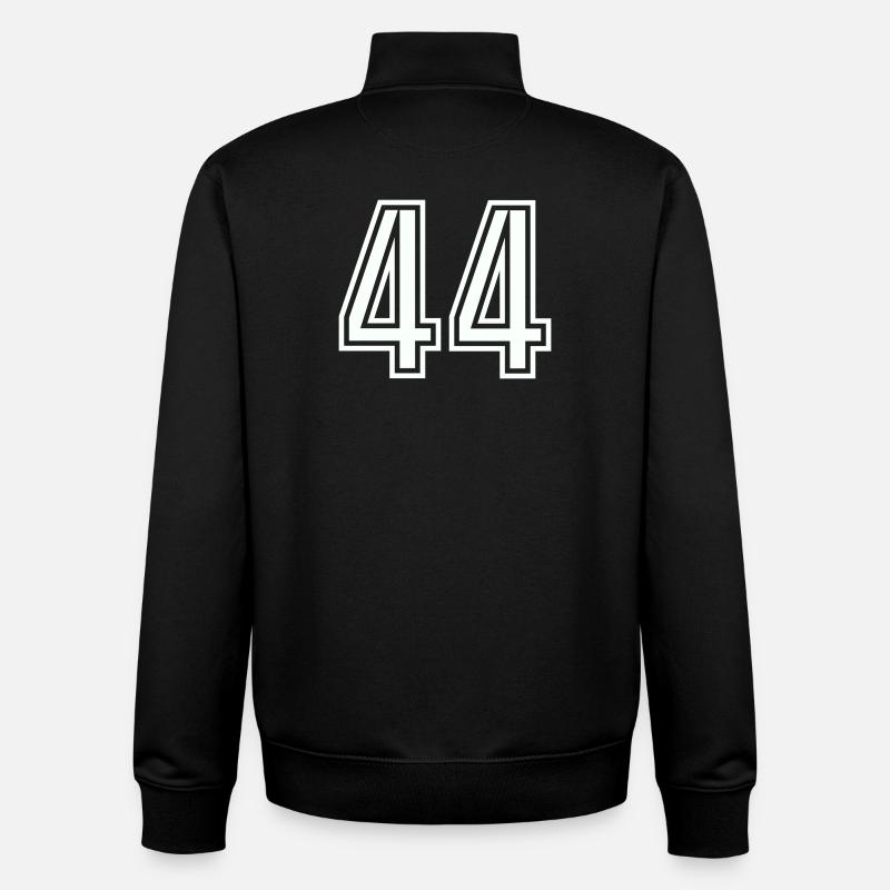 44 - Sweat zippé unisexe en coton bio Stanley/Stella - noir