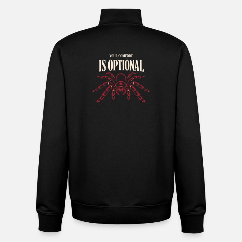 Tarantel Tarantel Halter Spinnenbesitzer - Unisex Organic Zip Sweatshirt von Stanley/Stella - Schwarz
