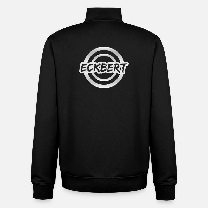 Geschenk für Eckbert - Unisex Organic Zip Sweatshirt von Stanley/Stella - Schwarz