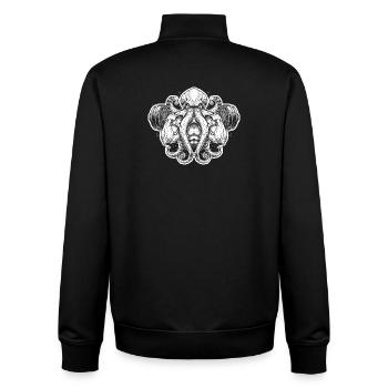 Kraken de culturisme pour hommes de sport - Sweat zippé unisexe en coton bio Stanley/Stella - noir - Dos - AI Model Male 185 light (185cm)