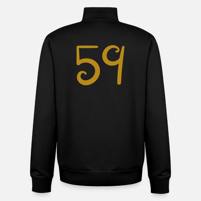 59 - Sweat zippé unisexe en coton bio Stanley/Stella - noir