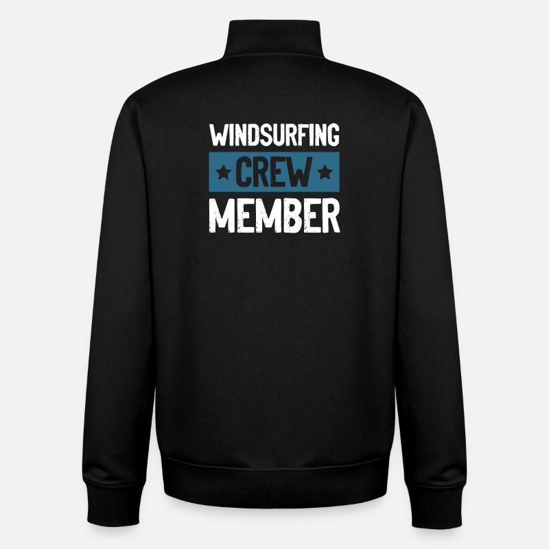 Wrestling Crew - Unisex Organic Zip Sweatshirt by Stanley/Stella - black