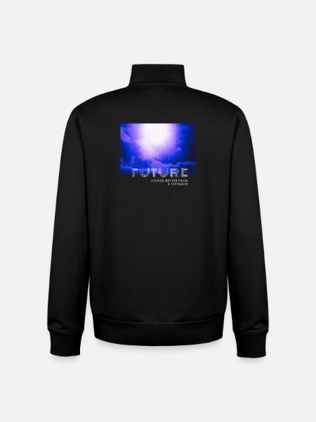 Future - Unisex Organic Zip Sweatshirt von Stanley/Stella - Schwarz