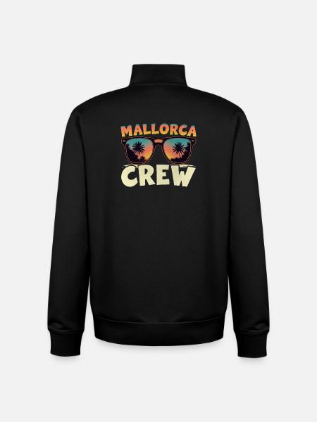 Mallorca Crew - Unisex Organic Zip Sweatshirt von Stanley/Stella - Schwarz
