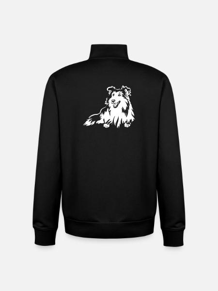 Sheltie "Black Edition" - Unisex Organic Zip Sweatshirt by Stanley/Stella - black
