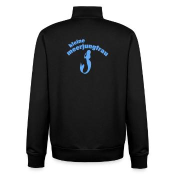 MEERJUNGFRAU - Unisex Organic Zip Sweatshirt von Stanley/Stella - Schwarz - Hinten - AI Model Male 185 light (185cm)