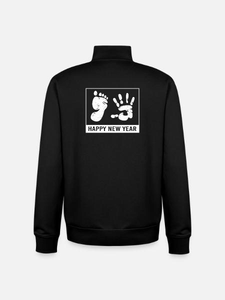 Gender Reveal Silvester - Unisex Organic Zip Sweatshirt von Stanley/Stella - Schwarz