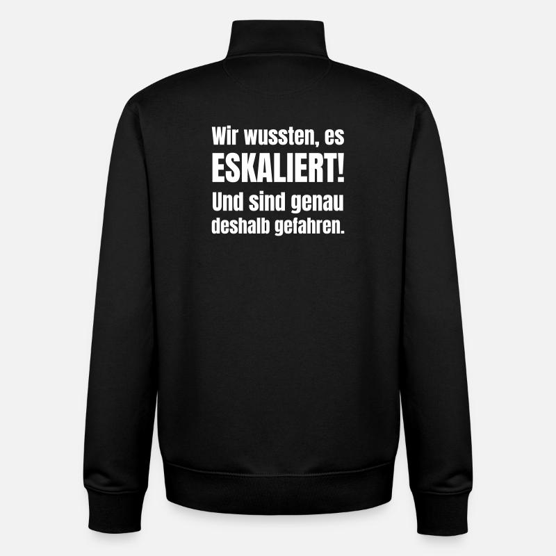 Abschlussfahrt Reise Gruppe Urlaub Party - Unisex Organic Zip Sweatshirt von Stanley/Stella - Schwarz