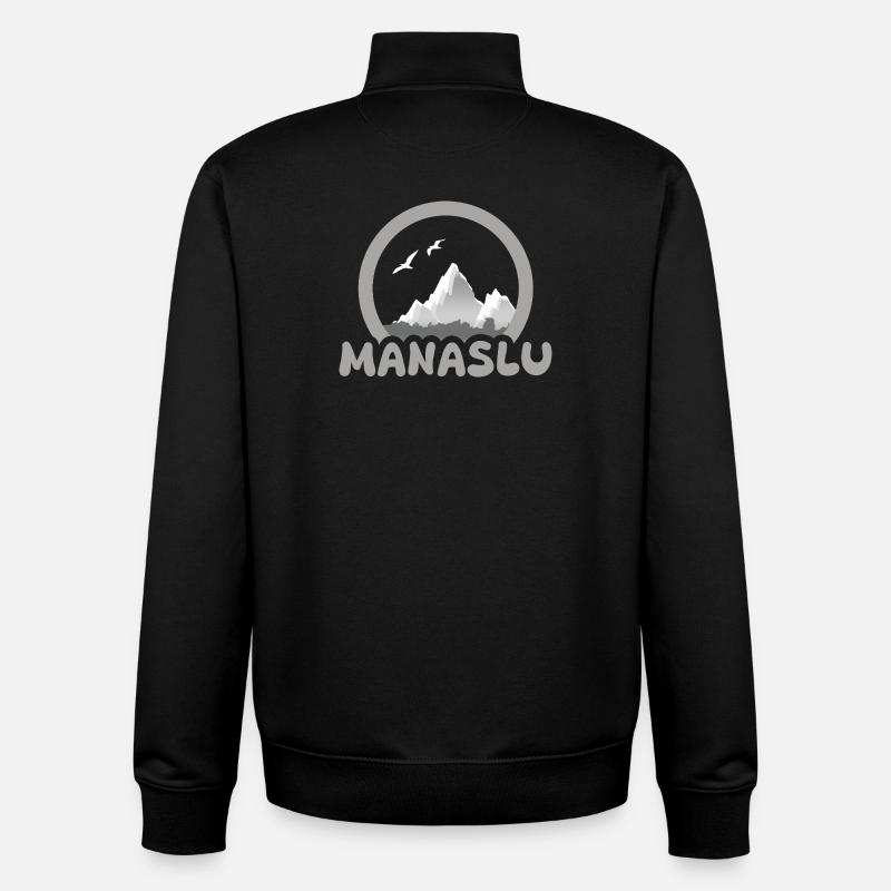Manaslu - Unisex Organic Zip Sweatshirt von Stanley/Stella - Schwarz