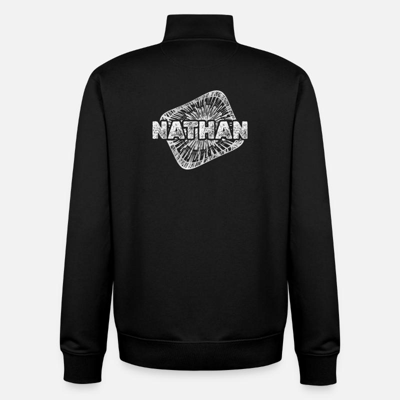 Conception - Sweat zippé unisexe en coton bio Stanley/Stella - noir