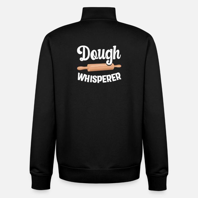 Baking Baker Baker - Unisex Organic Zip Sweatshirt by Stanley/Stella - black