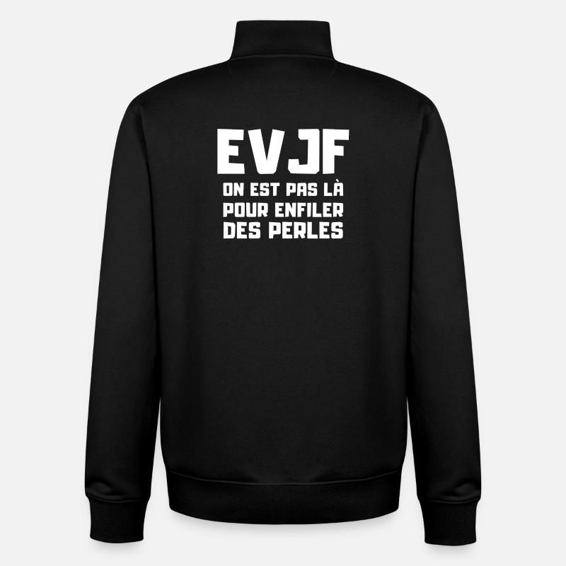 Junggesellenabschied, Junggesellenabschied - Unisex Organic Zip Sweatshirt von Stanley/Stella - Schwarz