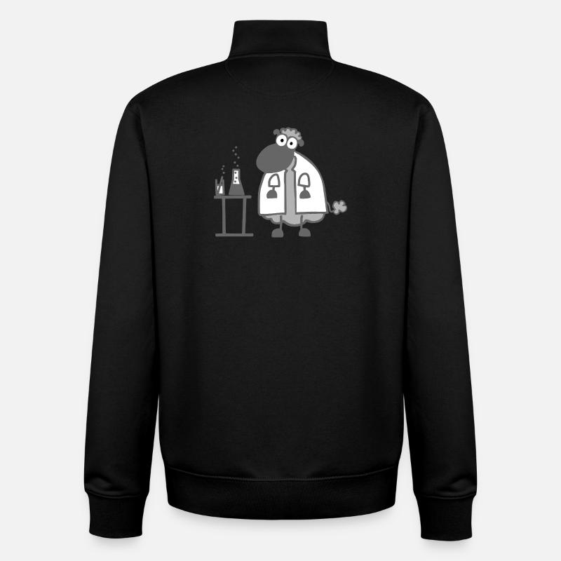 Laborschaf - Unisex Organic Zip Sweatshirt von Stanley/Stella - Schwarz