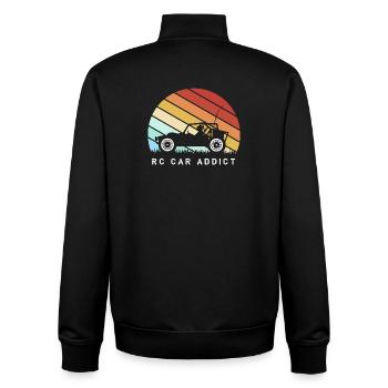 RC Car Spielzeugauto - Unisex Organic Zip Sweatshirt von Stanley/Stella - Schwarz - Hinten - AI Model Male 185 light (185cm)