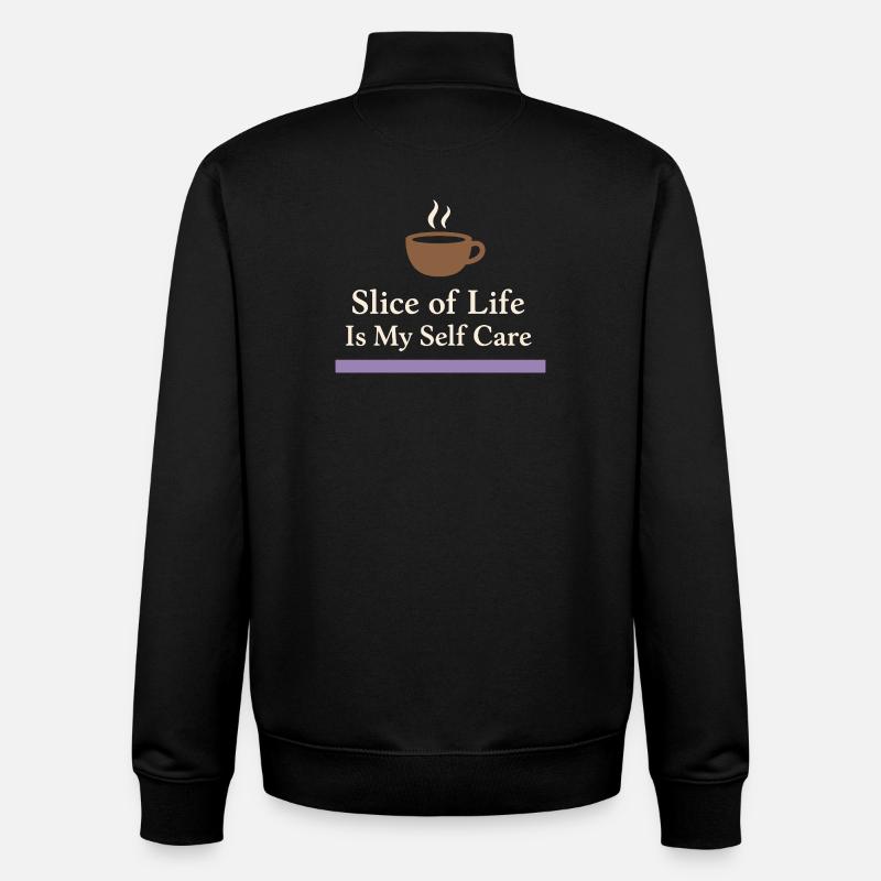 Introverti d’anime Weeb canapé - Sweat zippé unisexe en coton bio Stanley/Stella - noir