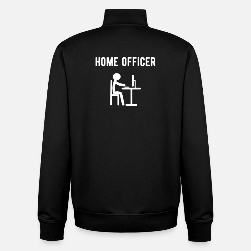 Responsable de la maison - Sweat zippé unisexe en coton bio Stanley/Stella - noir