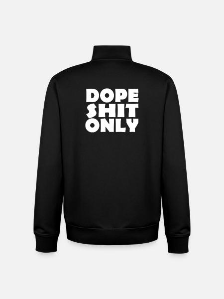 merde - Sweat zippé unisexe en coton bio Stanley/Stella - noir