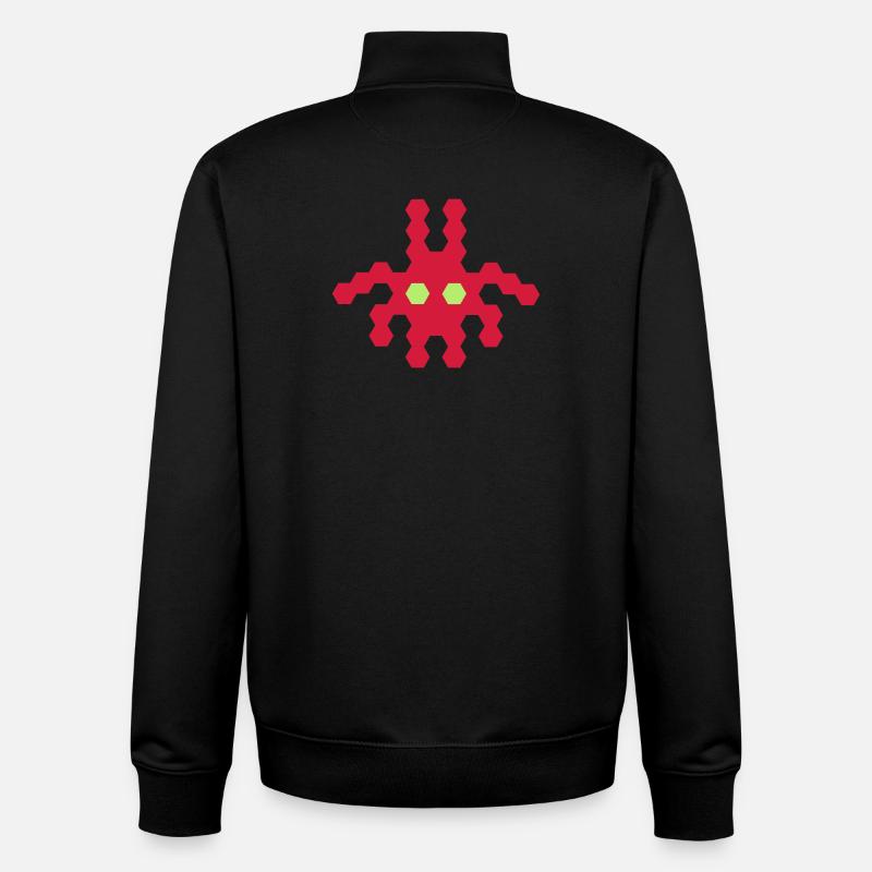 Alien Bug - Unisex Organic Zip Sweatshirt von Stanley/Stella - Schwarz